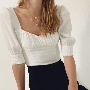 Aritzia Wilfred Pandora Blouse Small